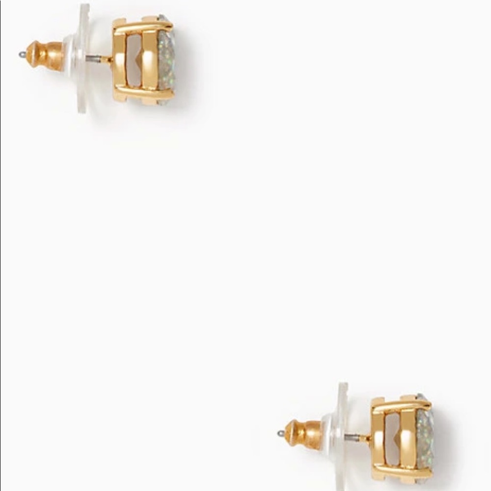 KATE SPADE NWT Glitter Gumdrop Stud Earrings - Picture 6 of 6